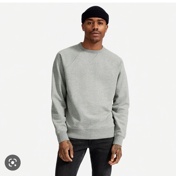 NWT Everlane French Terry Crew - Picture 2 of 8